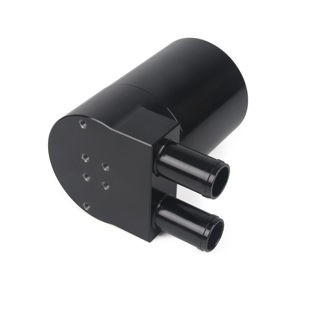 UNIVERSAL Aluminum Alloy Reservior Oil Catch Can Tank For N54 335 E90 E91 Touring E92 Coupe E60 E93 Black / Sier