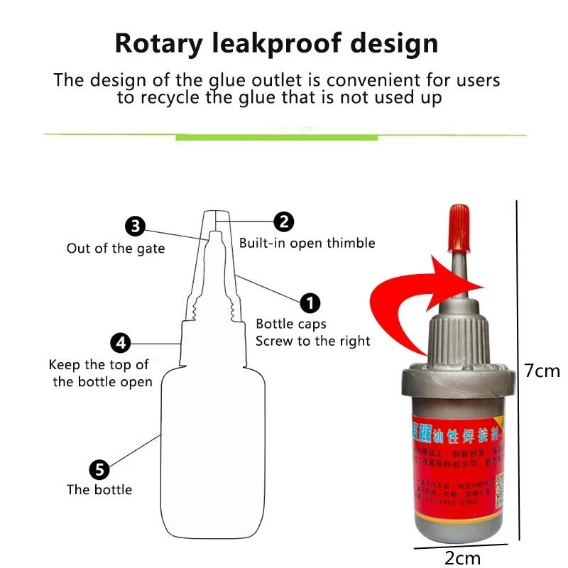 Universal Strong Repair Super Glue Car Motorcycle Bike Tire Pincture Rawer Repair Glues Ceramics Metal Rubber Cuir Adhésif