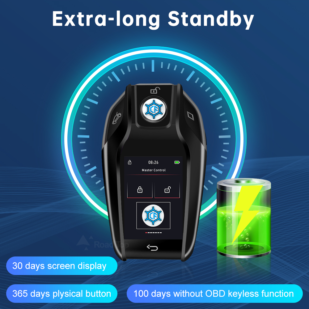 Modified Smart Universal Remote LCD Key APP Customized wallpaper CF618C For Car Comfortable Entry Auto lock smile