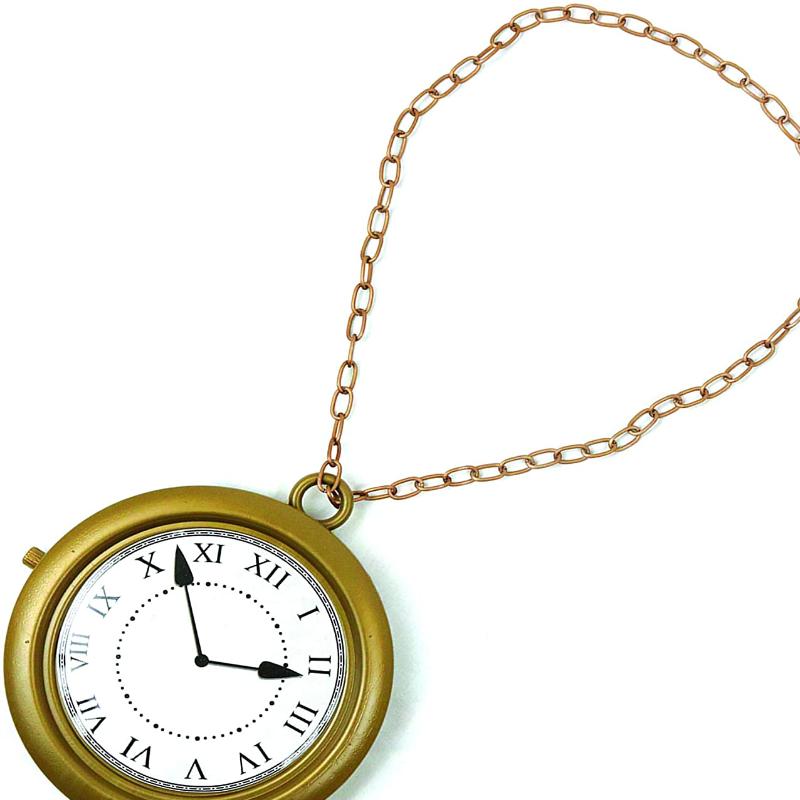 PEAENSR Alice In Wonderland Mr. rabbit's Pocket Watch Bronze Wall Watch Cosplay Props Role-playing Accessories