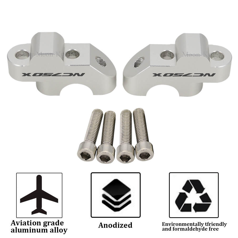 For Honda NC 750 X NC750X 2016 - 2021 CB500X CB500F CB300F Motorcycle Accessories Riser Lifting Handlebar Clamp Handlebar Riser c79f6 5 400c9