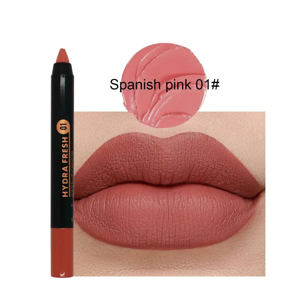 Nude Brown Lipliner Pen Waterproof Sexy Red Matte Contour Tint Lipstick Lasting Non-stick Cup Lipliner Pen Lips Makeup Cosmetic i240621