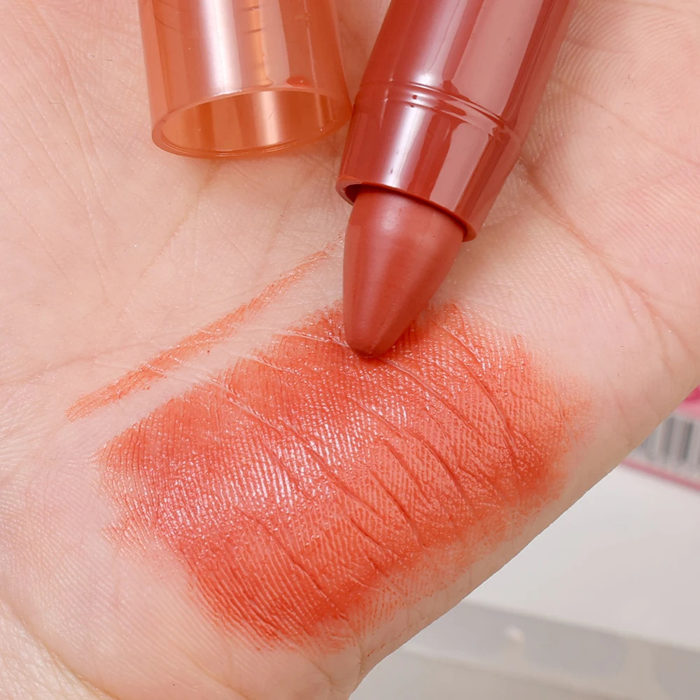 Nude Brown Lipliner Pen Waterproof Sexy Red Matte Contour Tint Lipstick Lasting Non-stick Lipliner Pen Lips Makeup Cosmetic i240621