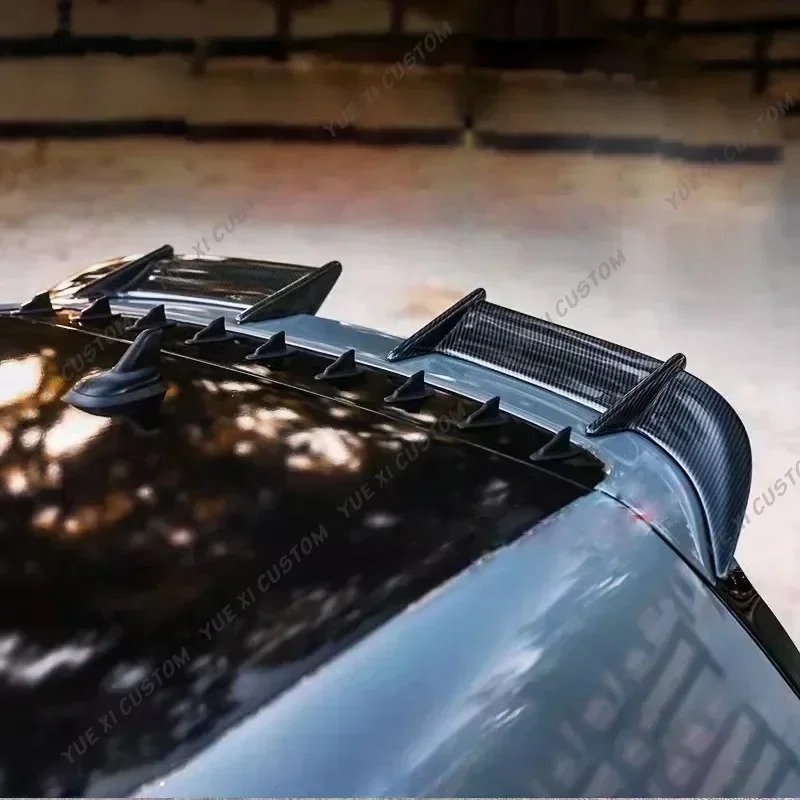 For VW Golf 6 R20 7 GTI R-Line 8 TDI TSI Wings AK Style Rear Trunk Roof Lip Spoiler Splitter Body Kit