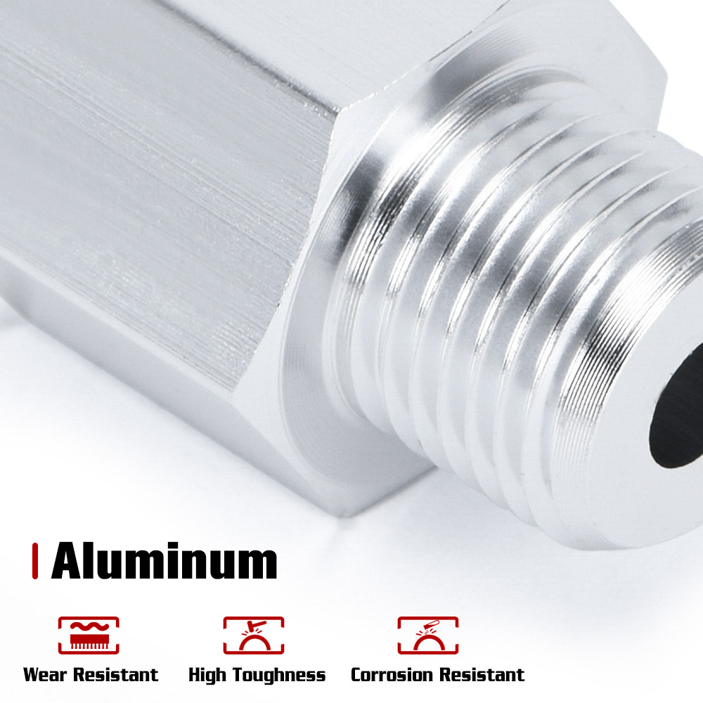 Oil Pressure Coolant Temperature Sensor Gauge Adapter M16x1.5 M12x1.5 to 1/8" 3/8" 1/2" 1/4"NPT For All LS Series Engine 551156