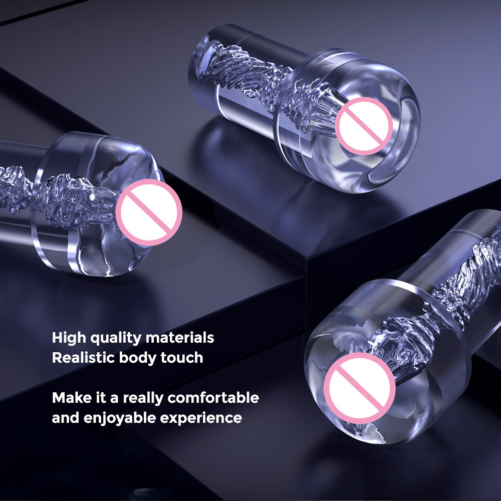 New Penis Trainer Hydrotherapy Cup Rechargeable USB Male Masturbator LED Trainer Private Parts Massager Adult Erotic Products