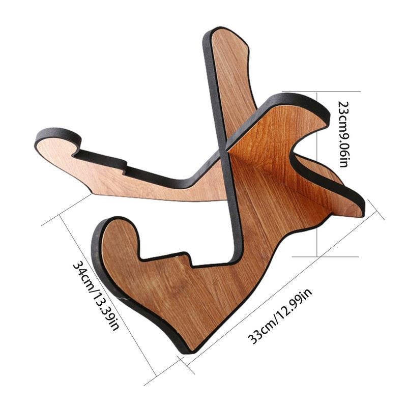 Wooden Guitar Stand Portable String Floor Display Instrument Rack For Acoustic Classic Electric Guitar Guitars