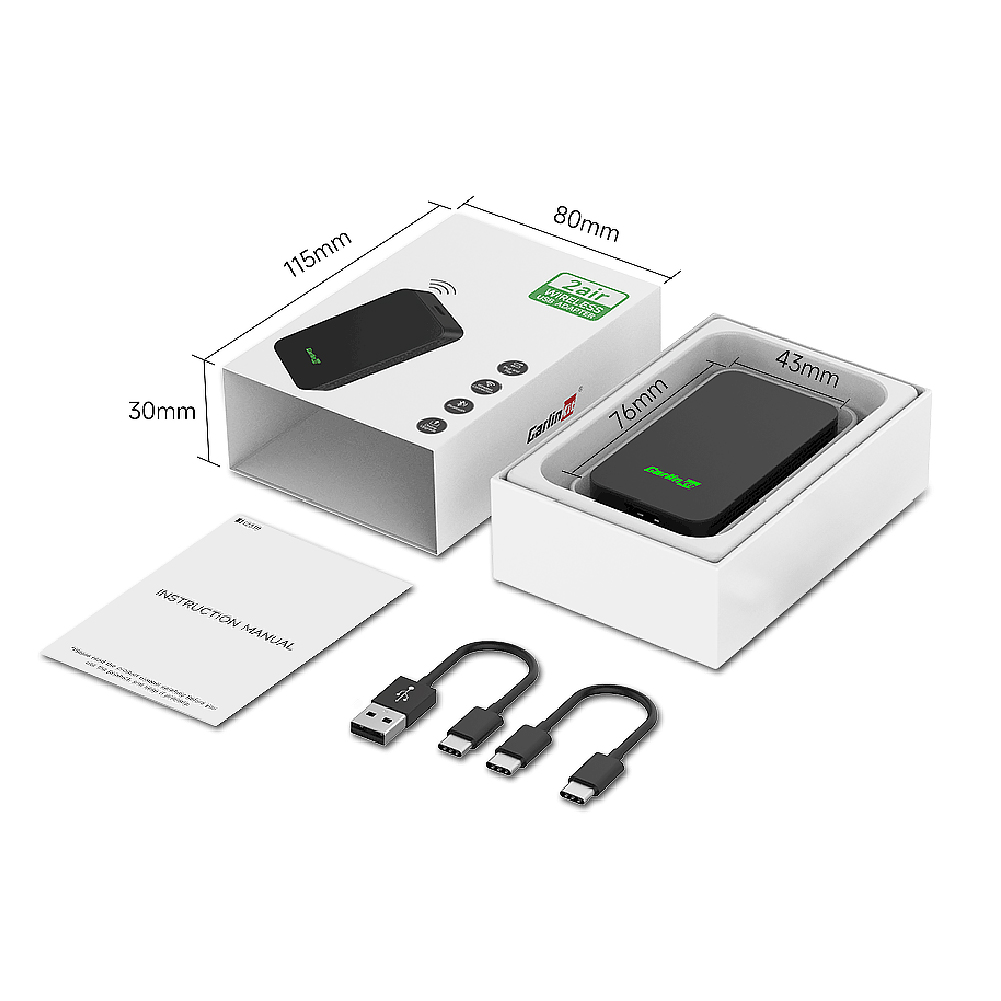 CarPlay Android Auto AI Box Bluetooth-compatible Intelligent Vehicle Module Car Connector Device for Wired Carplay Android Auto