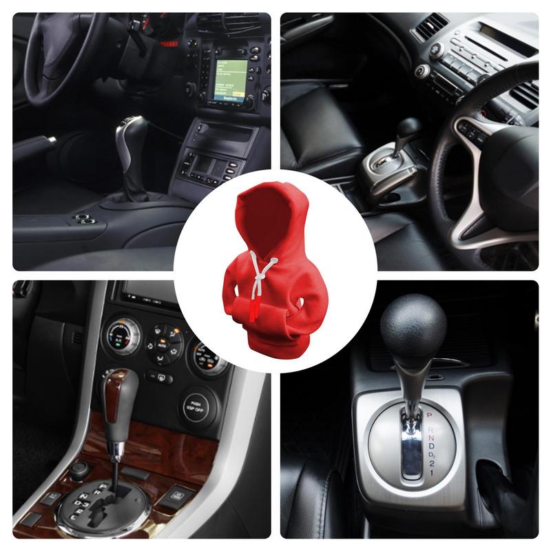 Shift Knob Hoodie Flannel Hoodie Gear Cover For Car Shifter Universal Fit Hoodie For Car Shifter Car Interior Decorations Shift cd3c4 5 28bbd