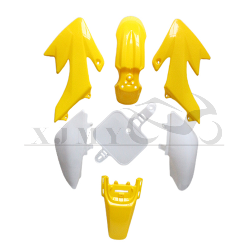 Motorcycle Fairing Set Body Kit Plastic Fender Mudguard Number Plate Cover For HONDA XR50 CRF50 50/70/90/110/125CC Pit Dirt Bike