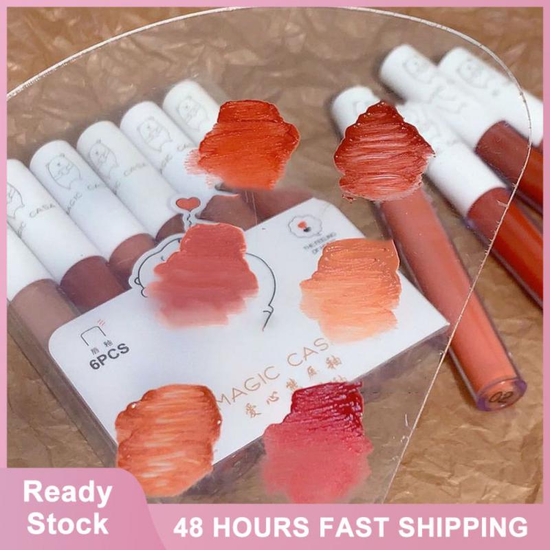 bce Lip Lipstick Gift Glaze Bear Box Gloss Set Lips Makeup Tint Mud Moisturizing Veet Matte Cosmetics stick s