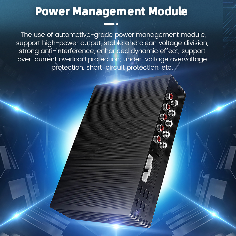 4*90W High Power Car Audio Adjustment DSP Digital Radio Amplifier Sound Upgrade Processor Plug and Play Auto Parts Electronics