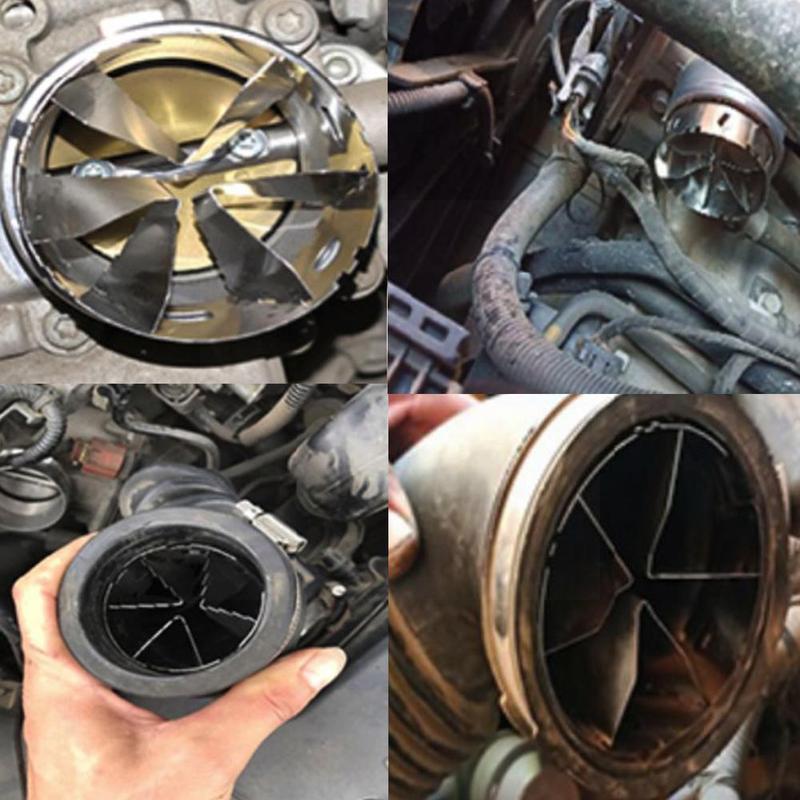 TopSpeed Car Turbocharger Car Turbocharger Adapter Fuel Turbine Saver Modified Fan Air Intake Fuel Saver Accelerator Gas In V9S2