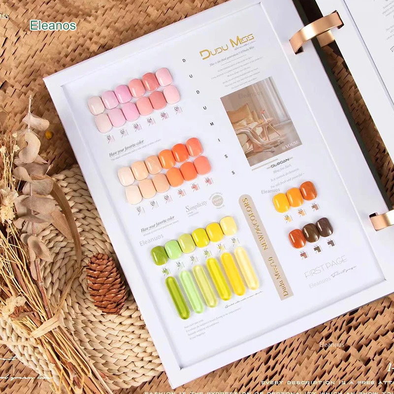 Eleanos Macaron Candy 96 Color Nail Gel Manicure Nail Salon Spring Summer 96pcs Gel Polish Set Soak Off UV LED Varnish Kit 15ml 240619
