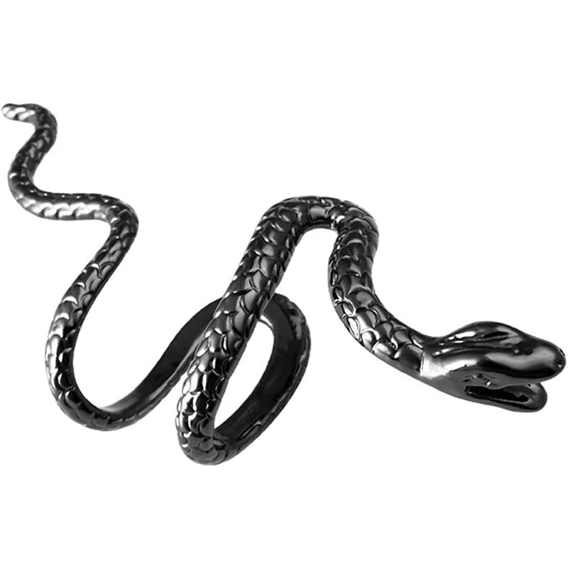 1Pcs Unisex Spiral Snake Ear Cuff - No Piercing Ear Wrap, Stylish Open Hoop Earring Fake Piercing Cartilage Tragus Earrings 6bd79 5 1d851
