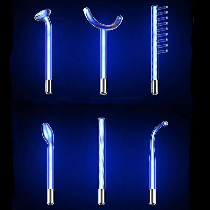 Replacement Electrotherapy Glass Tube for High Frequency Electrotherapy Device Parts Spot Acne Remover Hair Facial Body Beauty