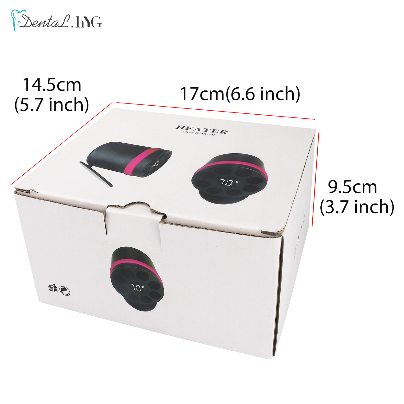 Dental AR Heater Composite Resin Heating Heater With Display Screen Dentist Material Warmer Equipment US or EU Plug
