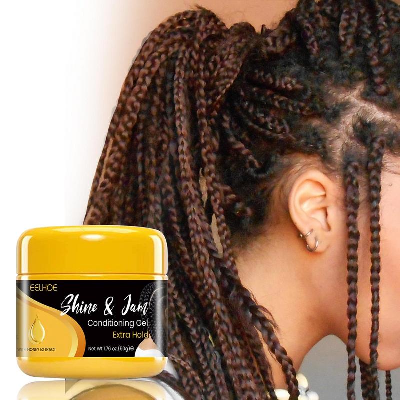 50g Hair Braiding Gel Styling Waxes Cream Long Lasting Twist Strong Hold Pomade Anti-Frizz Beauty Care Dreadlocks Styling Wax