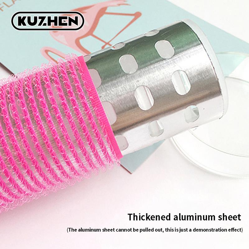 Self Size Grip Different Hair Rollers Magic Curler Plastic Self-adhesive Hair Curling Hairdressing Tool Girl Beauty Styling Tool -adhesive smile -adhe