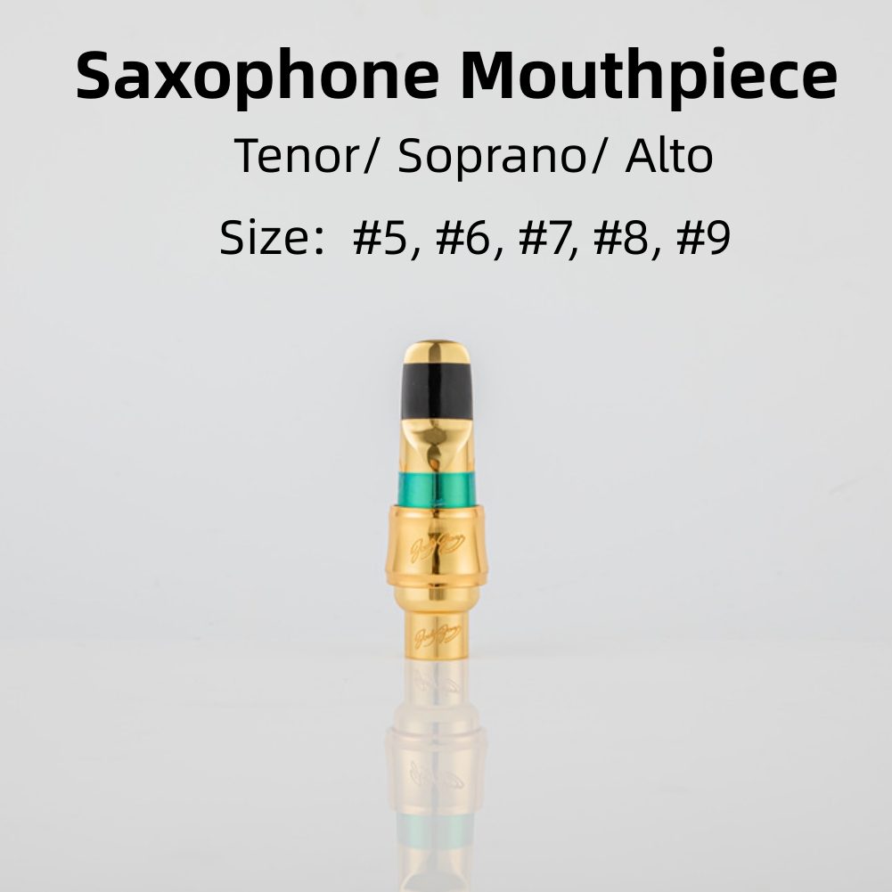 High Quality Sax Mouthpiece Professional Tenor Soprano Alto Saxophone Metal Mouthpiece Accessories Size 56789