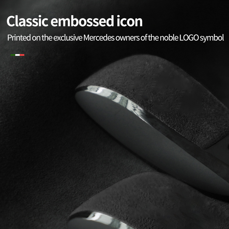 Alcantara Suede car remote key case bag For Mercedes Benz A C E S G clase W177 W205 W213 W222 X167 GLC CLA GLB GLS Accessories 5317f 5 c1815