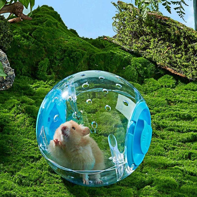 Clear Hamster Ball Hamster Toys Dwarf Hamster Ball Transparent Silent Breathable Gerbil Wheel Ball 7 Inch Hamster Exercise Toys
