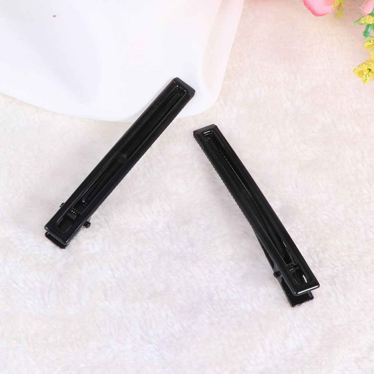 15pcs Professional Hair Hair Clip Pin Rectangular Bobby Pin Hair Accessories for Girls Women (Black) smile () () ()