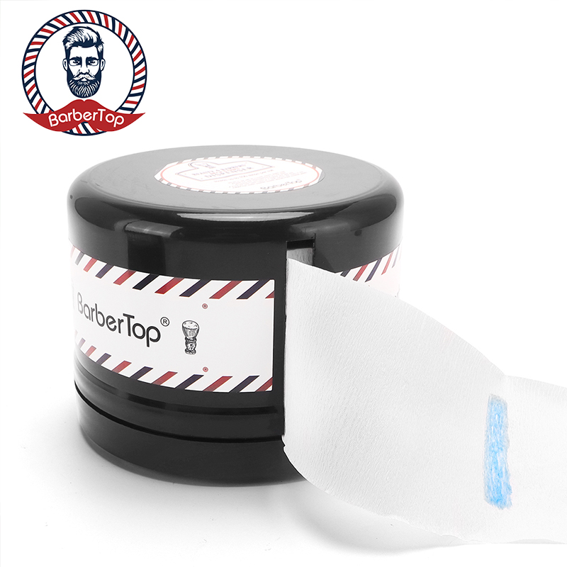 BarberTop Paper Roll Holder Disposable Neck Strip Tissue Collar Tape Dispenser Sucke Storage Box Barber Accessorie 0ae41