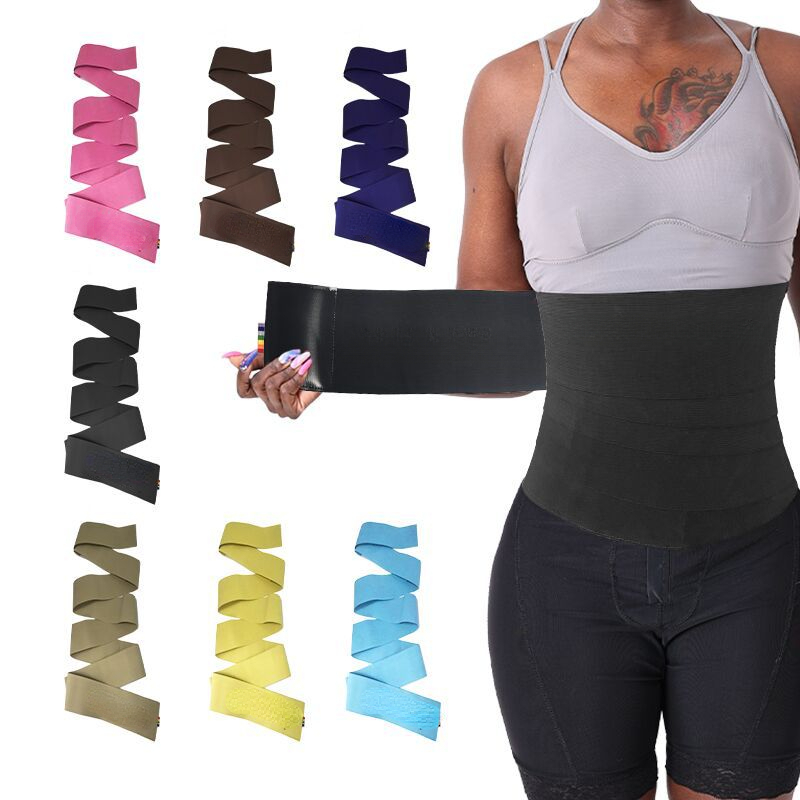 Adjustable Body Shaper Invisible Wrap Waist Trainer Slimming Wrap Flat Belly Body Shapewear Corset Tummy Slim Belt Waist Bandage