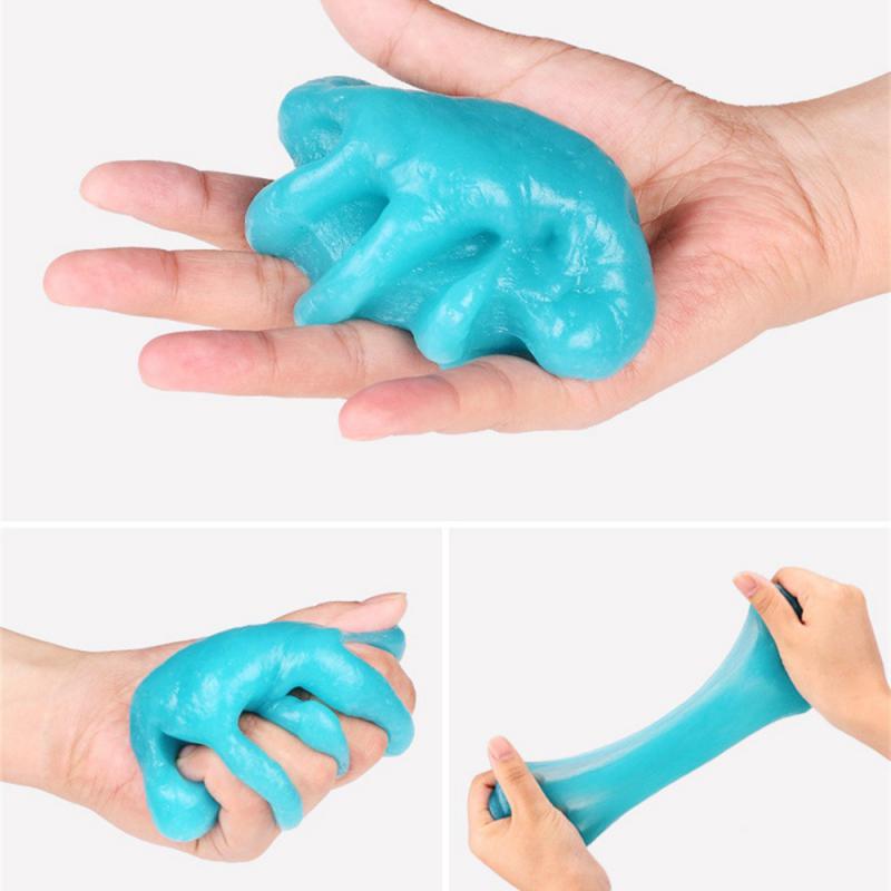 Reusable Gel Cleaning Keyboard Car Cleaner Gel Automobile Air Vent Dust Removal Gel Multiuse Dirt Cleaner Auto smile