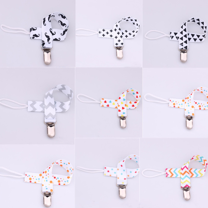 Baby Infant Pacifier Clips For Newborn Anti-lost Chain Dummy Clip Nipple Holder Toddler Nipple Soother Clips Baby Teether Toys