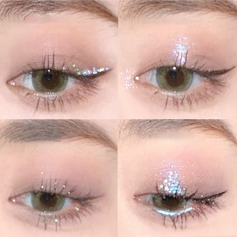 Liquid Glitter Eyeshadow Dia Shiny Sier Eye Liners Waterproof Flash Sequins Gel Lying Silkworm Brightening Makeup Tools a4a5e 5 79f80