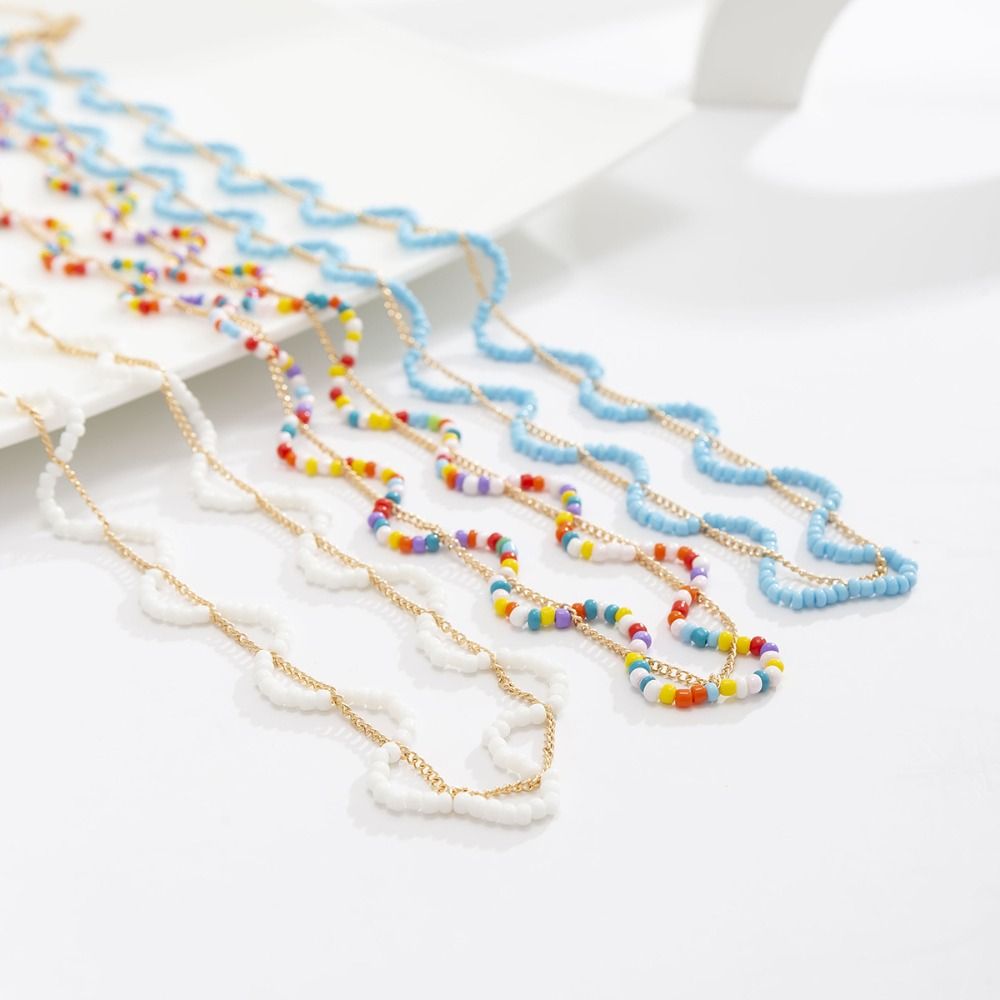 Body Jewelry Bohemian Waist Chain Bohemian Style Rice Bead Bead Waist Chain Waist Jewelry Metal Body Chain Bead Belly Chain