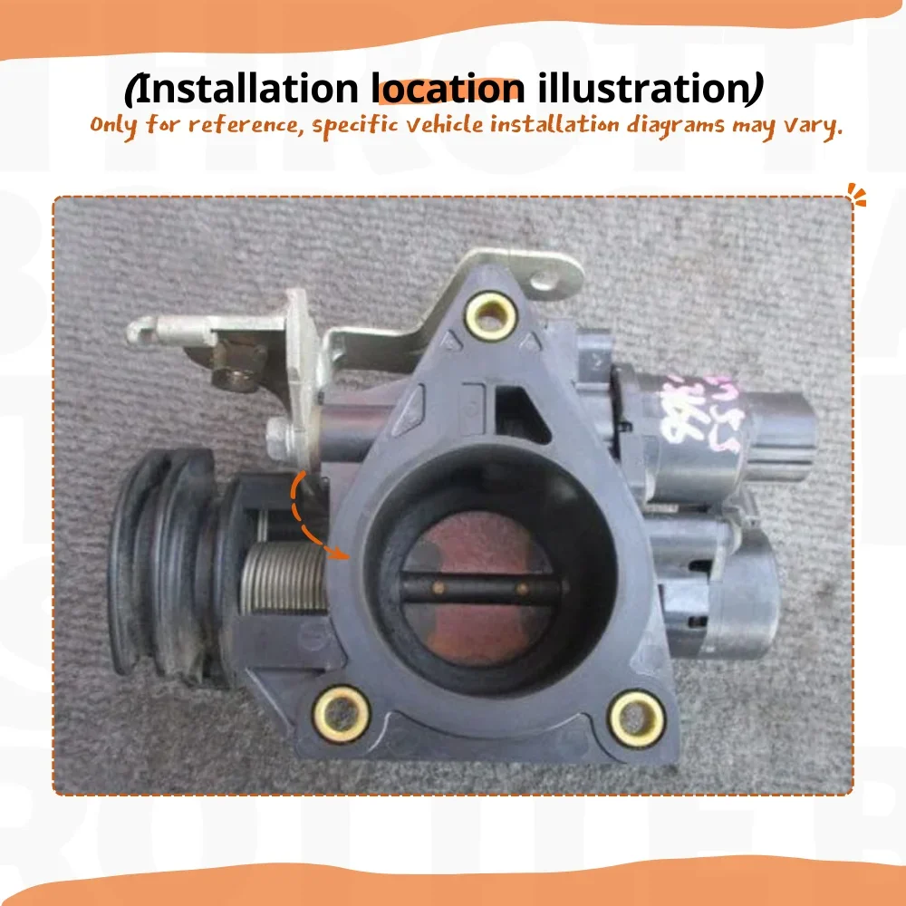 Throttle Body Spacer for Daihatsu Tanto Exe Lucra L455/L465S KF-VE KF-DET 2009-2014 Gasket Horsepower Enhancement Upgrade Qty(1)