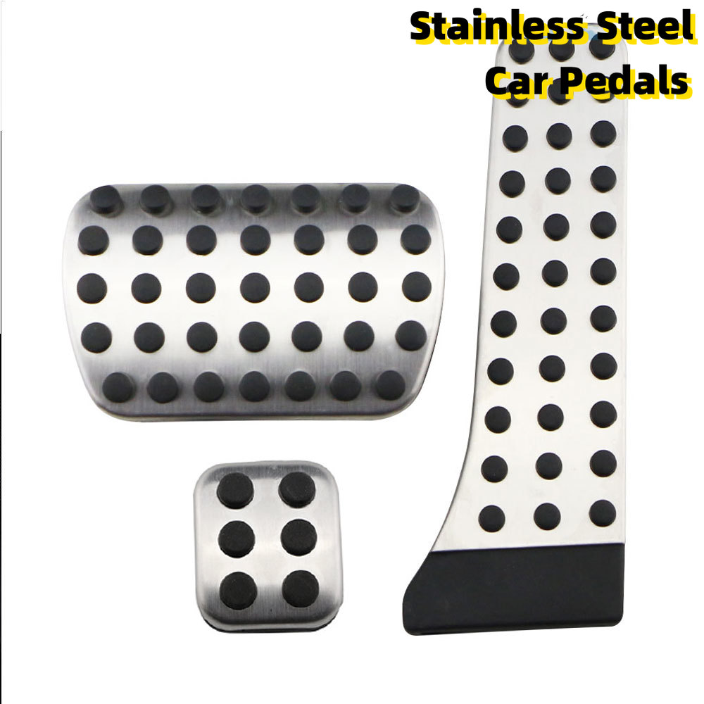 Car Accessories Brake Clutch Pedal Pad Covers For Mercedes Benz W124 W202 W203 W140 W208 W210 W211 W220 R170 R171 R-Class AT/MT