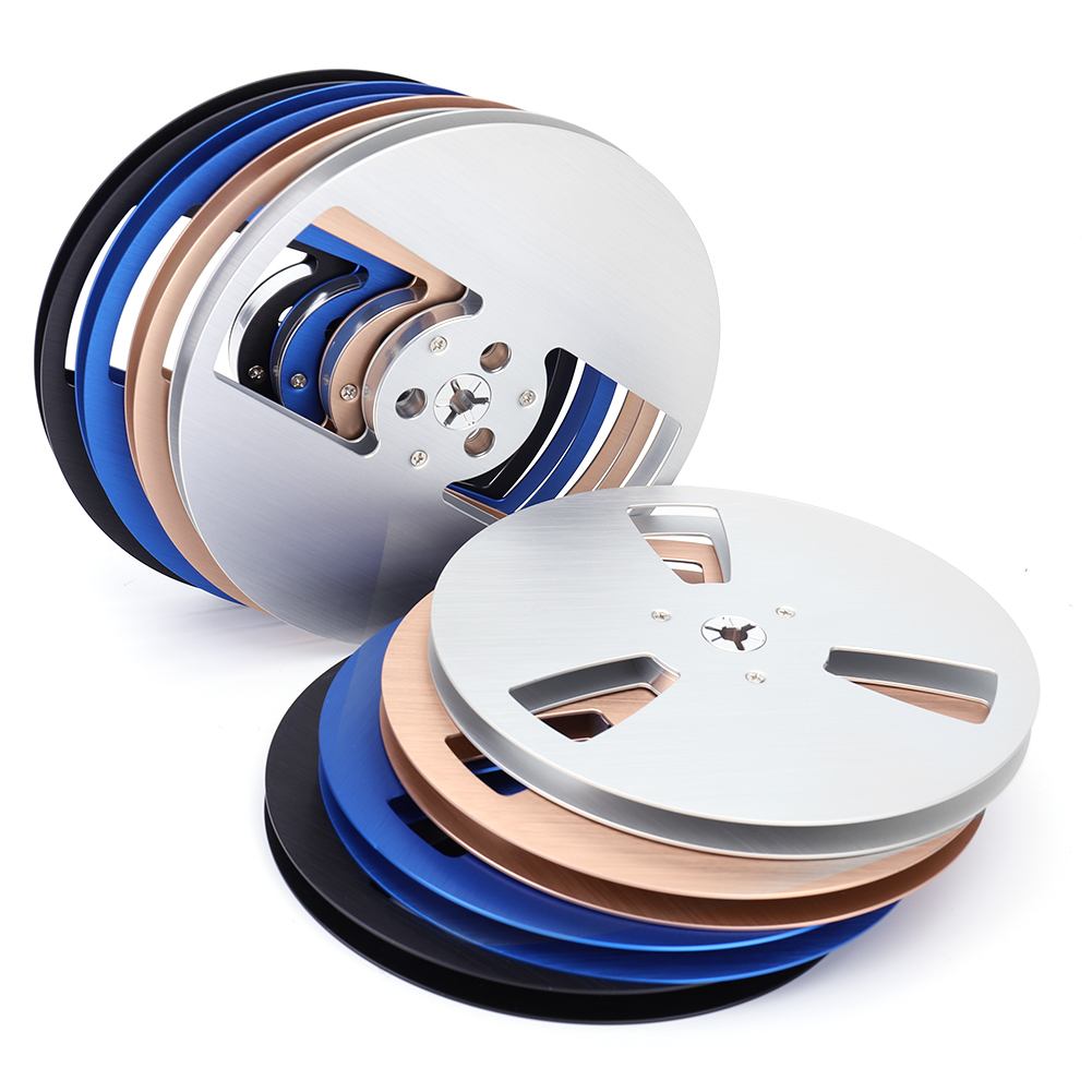 7/10 Inch Open Reel Empty Tape Reel Nab Hub Reel-To-Reel Recorders Aluminum Reel Disc Opening Machine for Studer ReVox/TEAC/BASF
