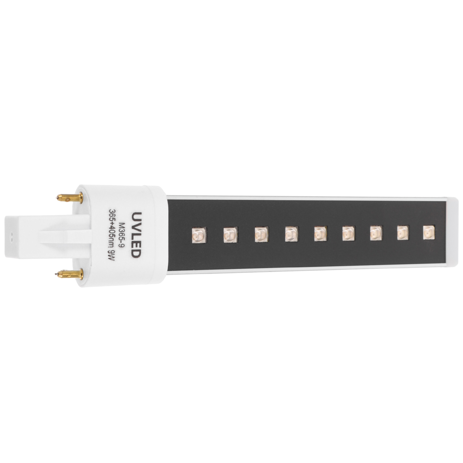 c a hine Lamp W Phototherapy Nail Gel Polish Light Bulb for Dryer Tube UV LED Black Glass Curing