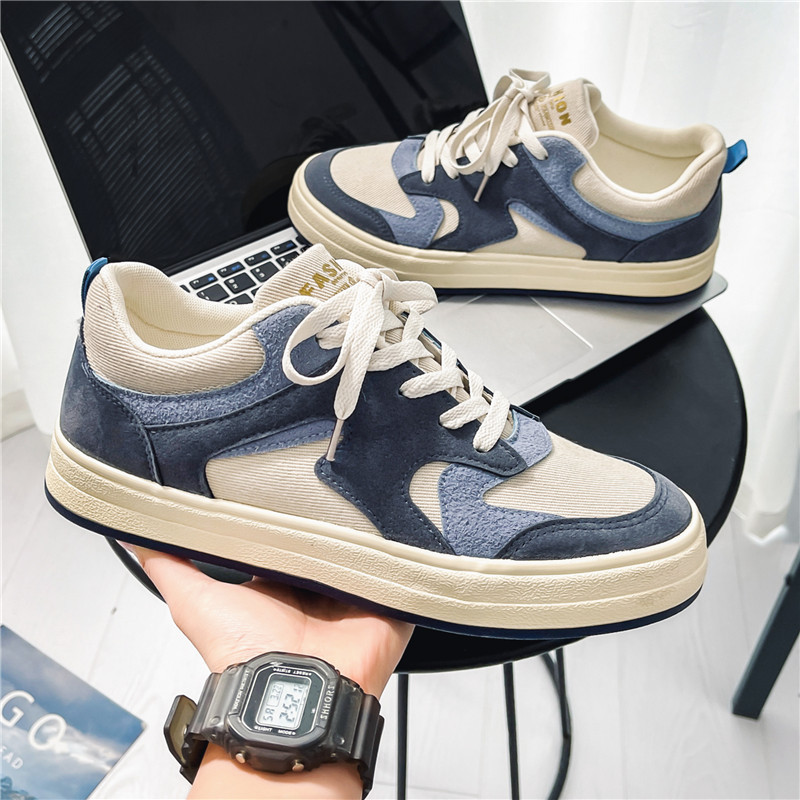 Men Casual Shoes Youth Wear Simple Style Design NEW hot Sense Versatile Triple Brown hot Blue Free shipping