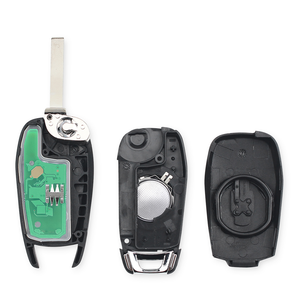 KEYYOU 315Mhz/433MHZ Flip Remote Car Key For Chevrolet Colorado Cruze Trailblazer Onix Tracker Onix RS ID46 Chip