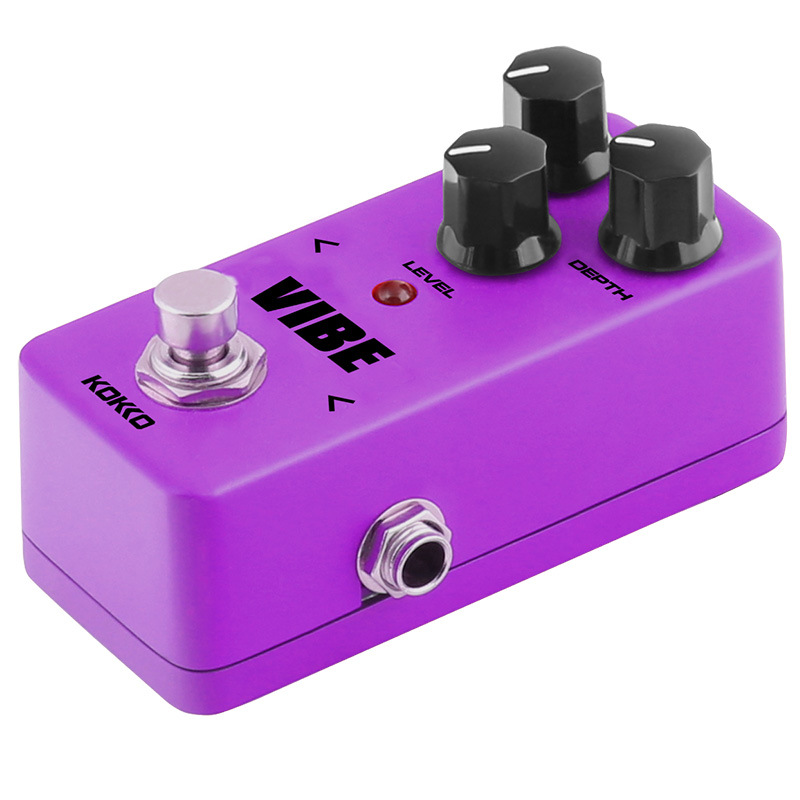 Effect KOKKO Electric Guitar Pedal Fuv2 VIBE Analog Knob Horn Effect Pedal True ddmysmile Bypass Single Guitar Pedal Guitar Accessories Smile