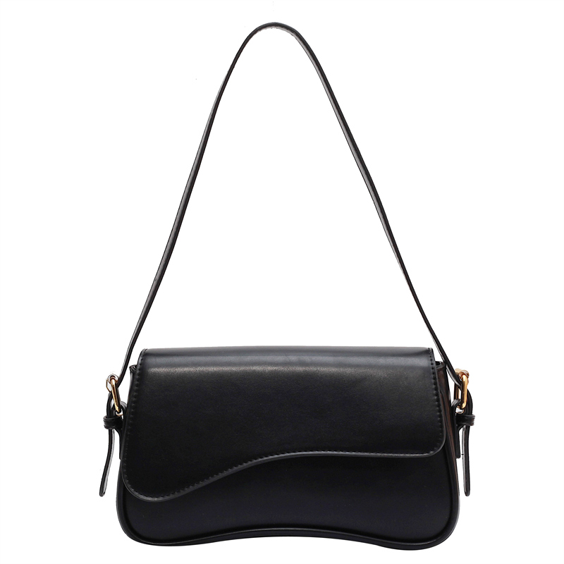 Vintage Leather Crossbody Bags for Women 2022 Designer Female Small Flap Shoulder Underarm Bag Armpit Handbags and Purses