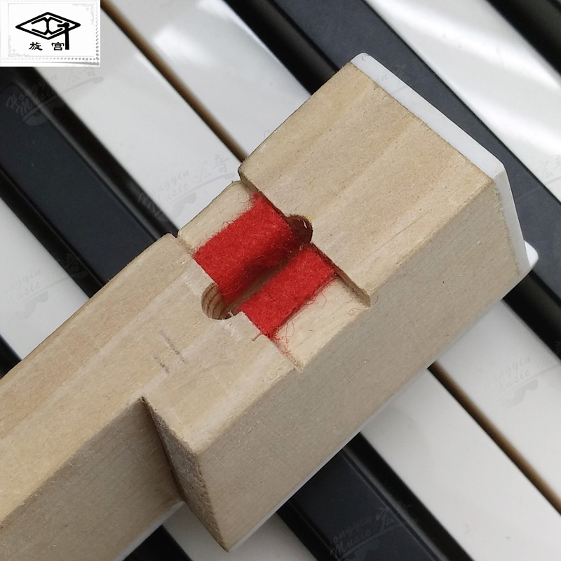 Piano Tuning Tool Piano parts 015 keyhole hot-melt adhesive tape red carpet fittings