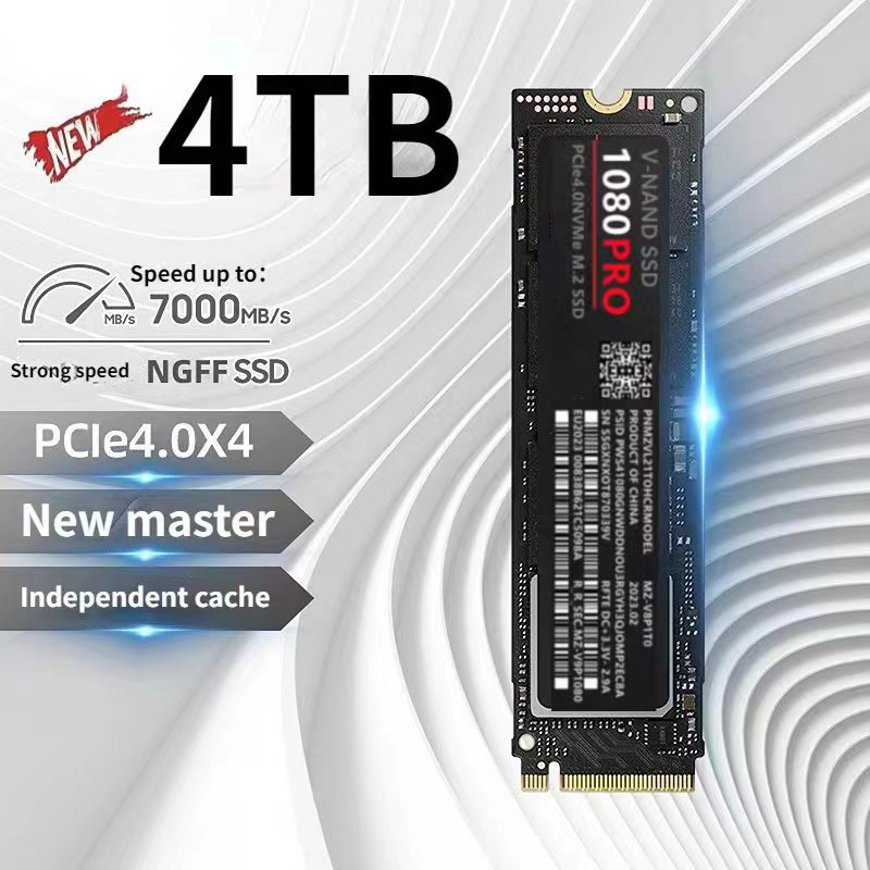 1080PRO 4TB SSD Hard Disk NGFF NVMe 2TB 1TB SDD Gaming Internal Solid State Hard Drive for Laptop PC Max Read 7400 MB/s