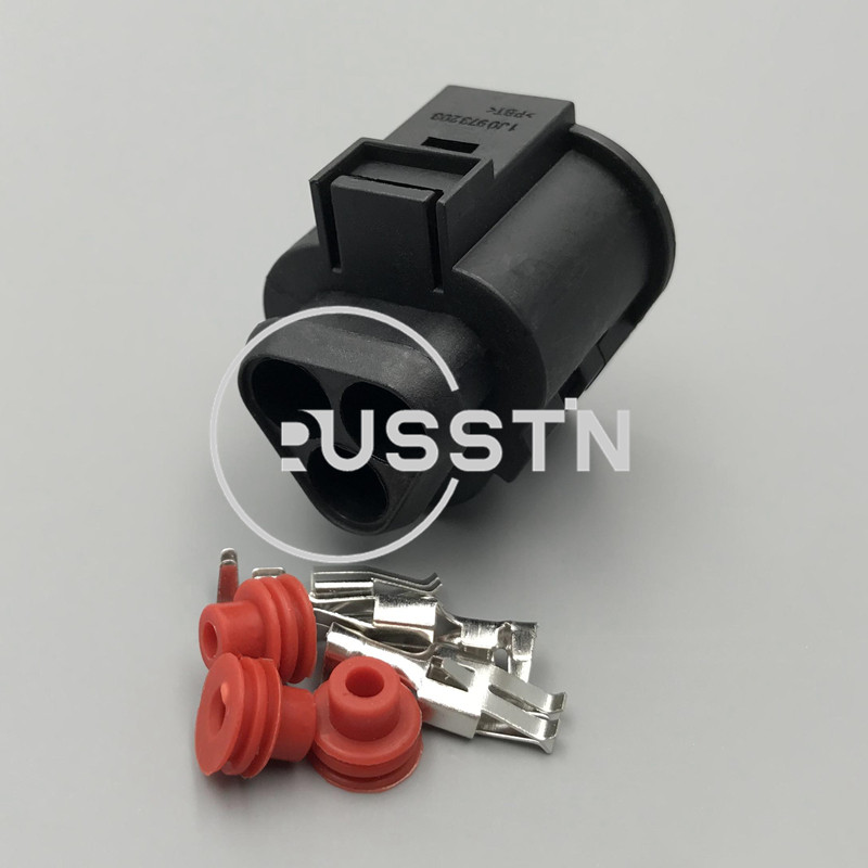 1 Set 3 Pin Temperature Control Switch Connector Coolant Rad Sensor Socket Starter For VW Jett Bora Golf 4 Beetle 1J0 973 203