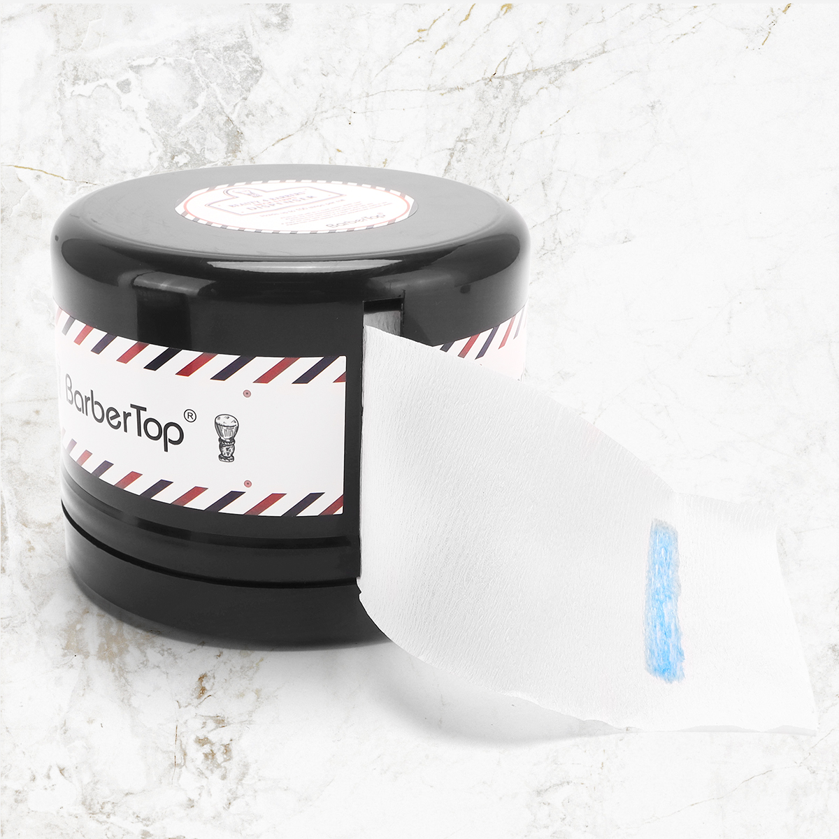BarberTop Paper Roll Holder Disposable Neck Strip Tissue Collar Tape Dispenser Sucke Storage Box Barber Accessorie 0ae41