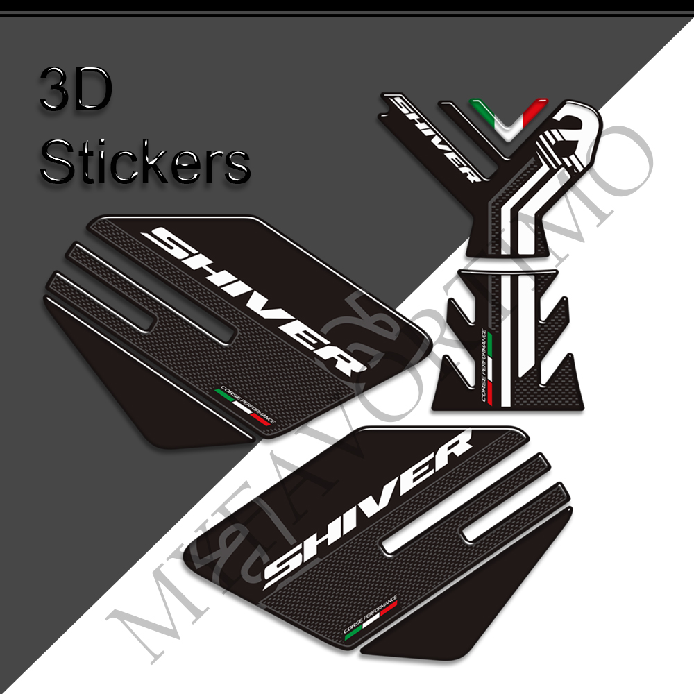 For Aprilia SL 750 900 Shiver Motorcycle Tank Pad TankPad Grips Gas Fuel Oil Kit Knee Stickers Decals Protector da030