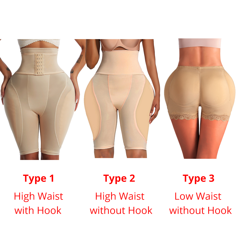Fake Buttocks Women Ass Butt Lifter Enhancer Shapewear Panties Hip Pads High Waist Body Shapers Underwear Hip Shaper Pants
