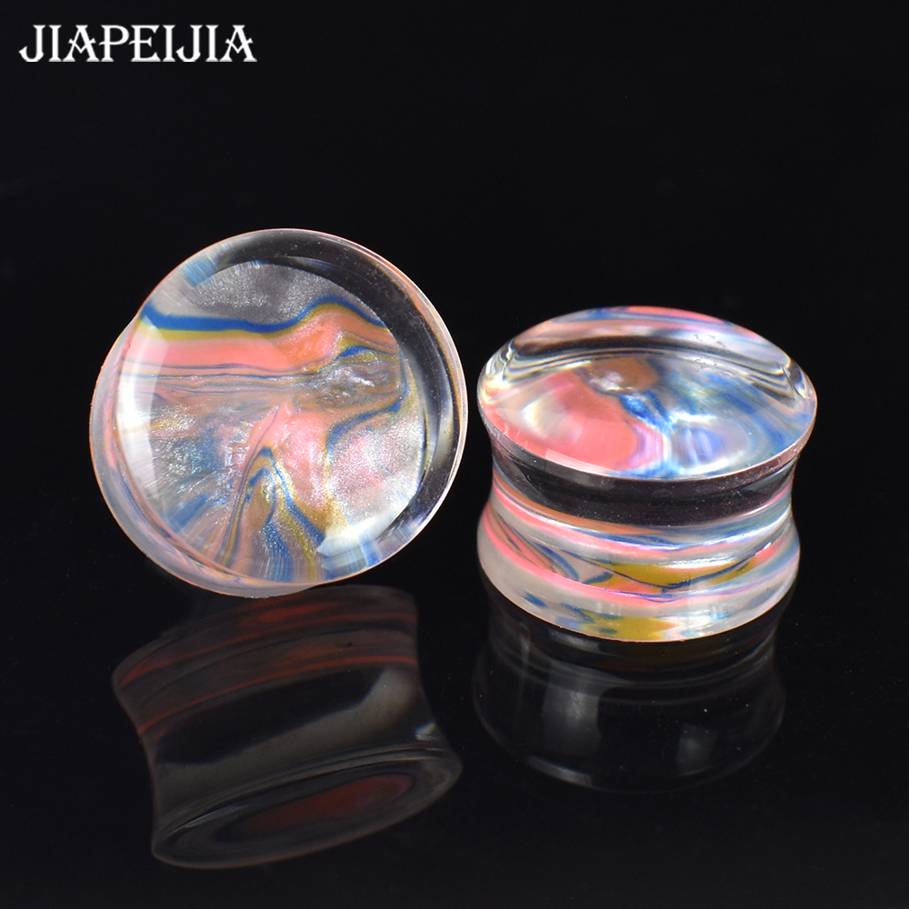 6-50mm 2Pcs Big Size Ear Gauges Tunnels Ear Plugs Stretcher Expander Body Jewelry for Women Men c7025 5 d4942