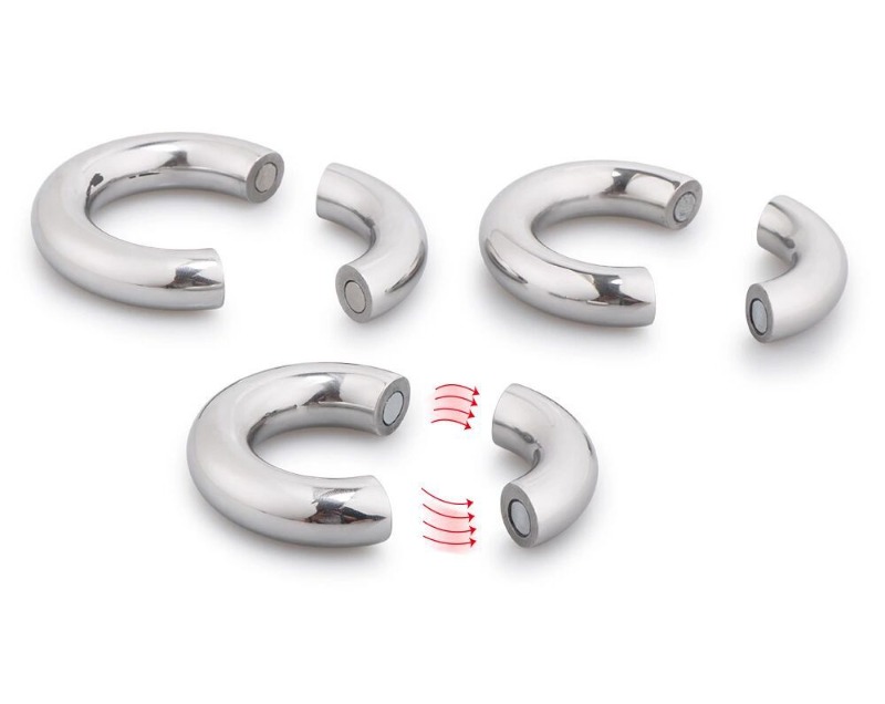 Metal Penile Ring Dick Stretch Exercise Magnetic ring Juguetes Sexuales Male Lcok Adult 18+ Sex Toy Scrotum Sleeve 66513 5 09f55
