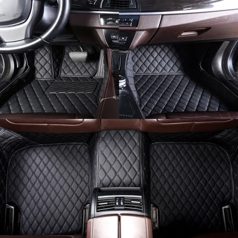 Foot Pads Automotive For Nissan Versa 2011-2018 Protective Pad Custom Floor Mats Automobile Carpet Cover Car Accessories